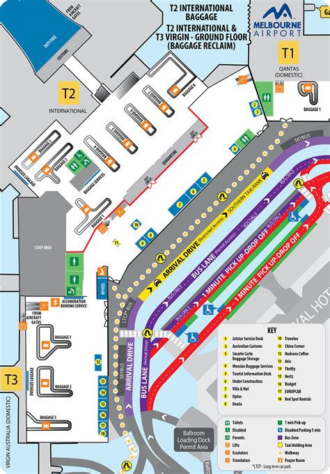 Melbourne Florida Wall Map Basic - Melbourne FL melbourne map florida
