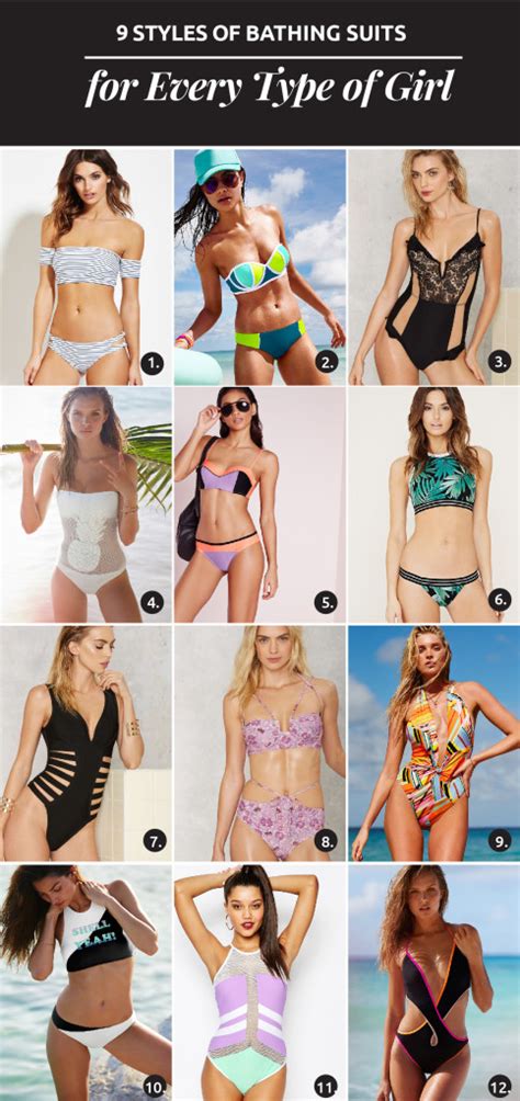 9 Style Of Bathing Suits For Every Type Of Girl The Key Itemthe Key Item