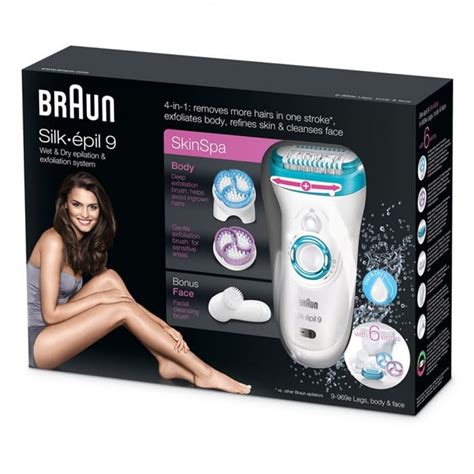Эпилятор Braun Silk-epil 9 SkinSpa 9 - 969e купить в официальном ...