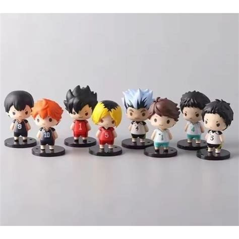 Jual Figure Haikyuu Volley Hinata Shoyo Daichi Asahi Koshi Set Isi 8