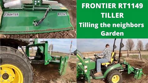 Unleash The Beast 👍 Using The Frontier Rt1149 Tiller Tilling The