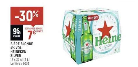 Promo Bi Re Blonde Vol Heineken Silver Chez Spar Icatalogue Fr