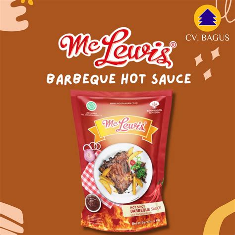 Jual Mc Lewis Hot Spicy Barbeque Sauce Kg Shopee Indonesia