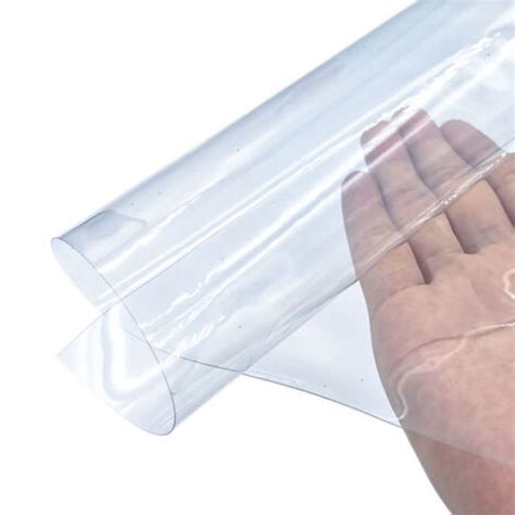 vinil transparente brillante crystal clear de mts de ancho  mts