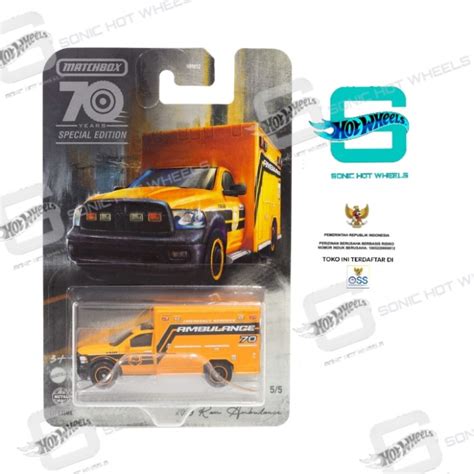 Jual Matchbox Rm Ambulance Kab Bogor SONIC HOT WHEELS Tokopedia