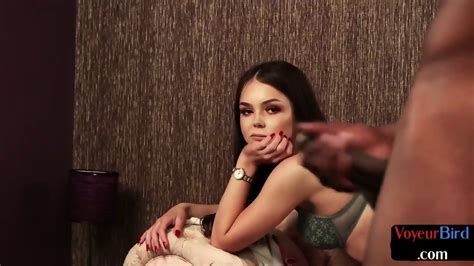 Voyeur Cfnm Babe Watching Bbc Guy While Jerking Cock