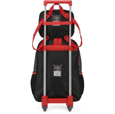 Kit Mochila De Rodinhas E Lancheira Luxcel Hot Wheels Preto