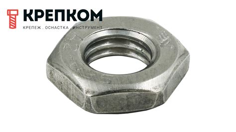 Купить гайка низкая м4 din 439, нержавеющая сталь а2