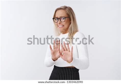 Woman Feeling Awkward Seeing Friend Naked Stock Photo Shutterstock