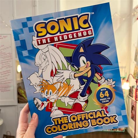 Sonic the Hedghog official coloring book – Sour Cherry Comics