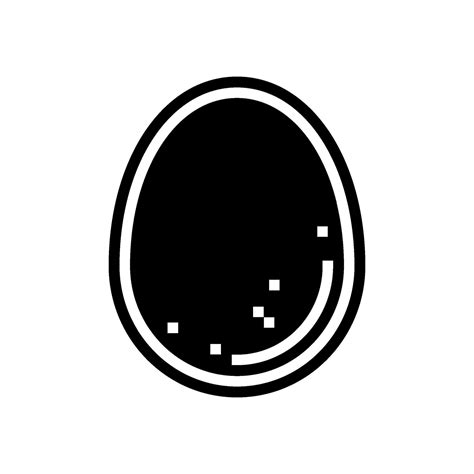 eggs allergen free product food glyph icon illustration 47629528 Vector