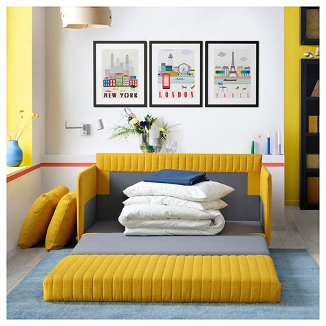 FRIDHULT диван-кровать Skiftebo желтый 119 см | IKEA Latvija