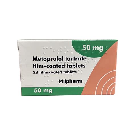Metoprolol 50mg X 28 Ajs Group International