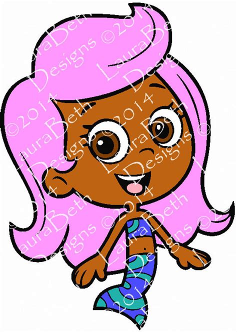 Molly Bubble Guppies Digital Design Full Embroidery Designs Etsy