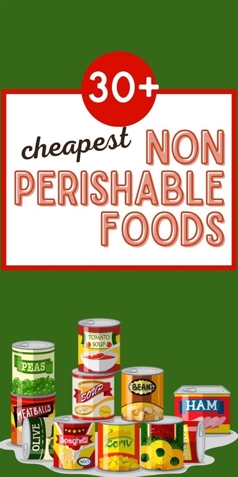 Cheap Non Perishable Foods To Stockpile For An Emergency Non