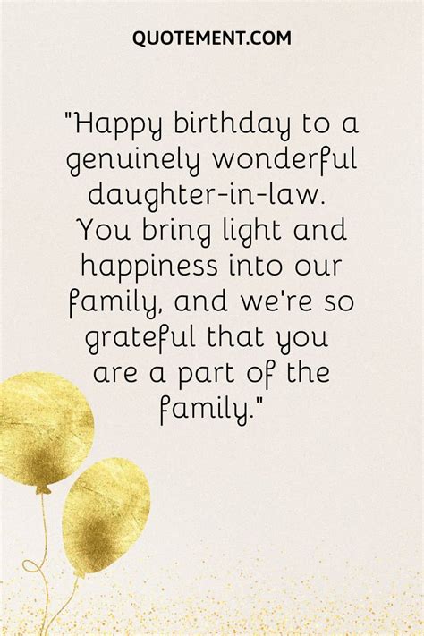 Top 50 Heartfelt Happy Birthday Daughter In Law Wishes