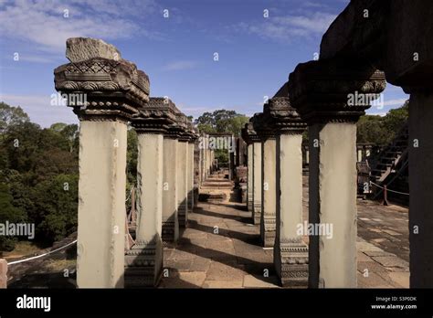 Angkor Temples Complex Stock Photo Alamy