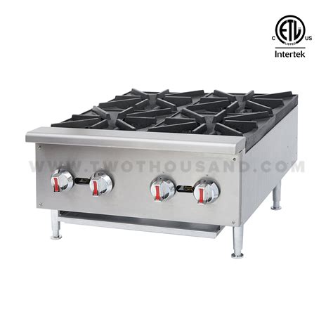 6 Burners 150000BTU Hr ETL Commercial Countertop Gas Hot Plate EHP 6S