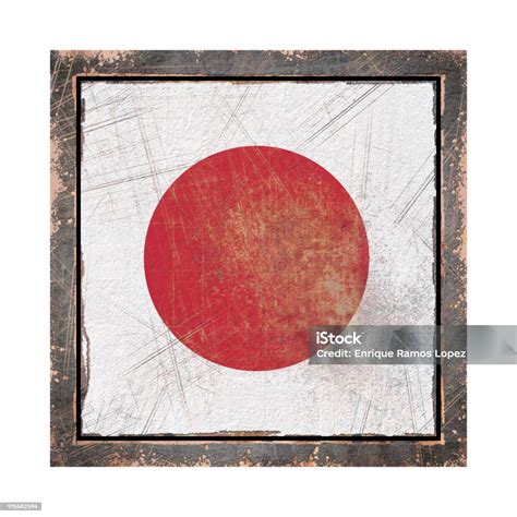 Old Japan Flag Stock Photo - Download Image Now - Abstract, Asia, Brass ...