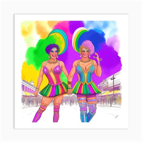 Mardi Gras 2 Art Print By Mdsarts Fy