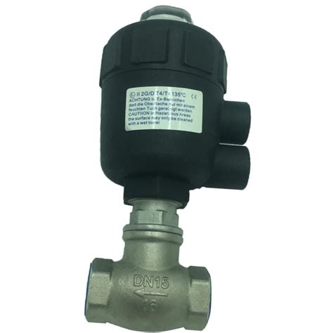 Пневматический паровой клапан с приводом Т-образный клапан DN15 купить ...