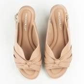 Sand Lia Slingback Alice Salto Anabela Alto Nude Claro Compre Agora Dafiti Brasil