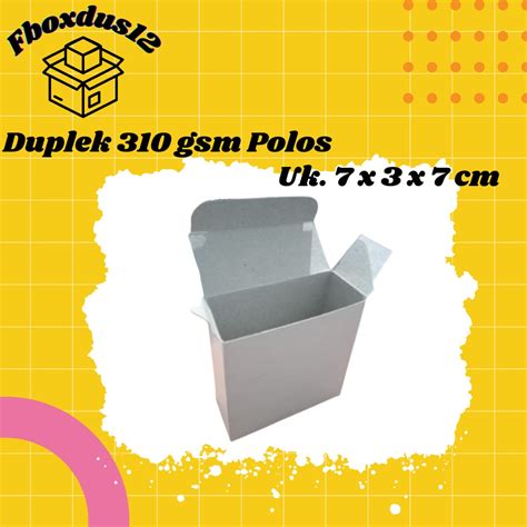 Jual Kardus Packagingkarton Duplexduplex 310 Gram Uk7x3x7cm