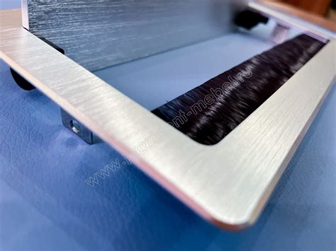 Лючки для столешниц TableHatch, брашированный черный, башированный ...