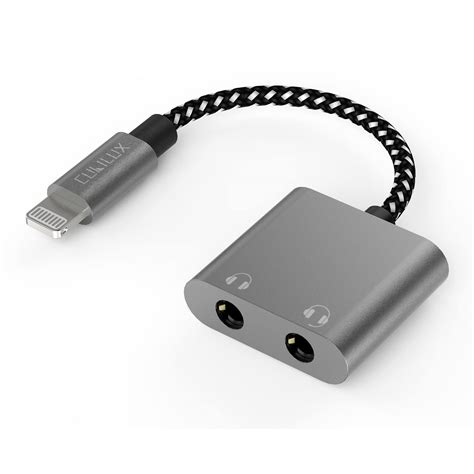 amazoncom cubilux lightning dual headphone splitter aluminum case