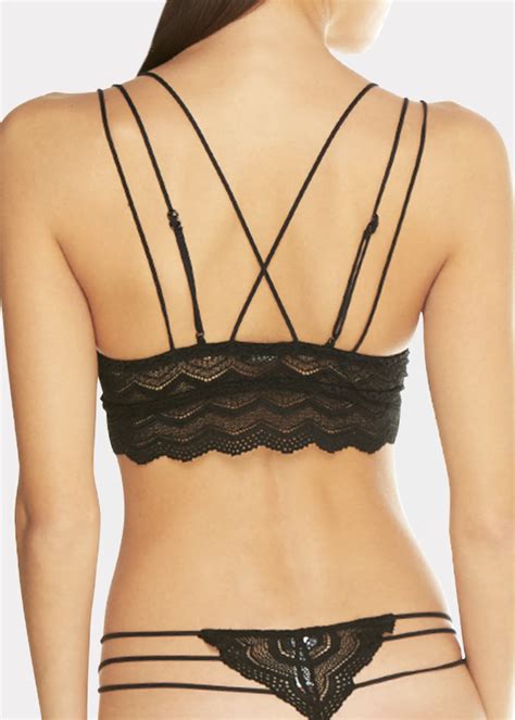 Cosabella Ceylon Crisscross Lace Bralette Bergdorf Goodman