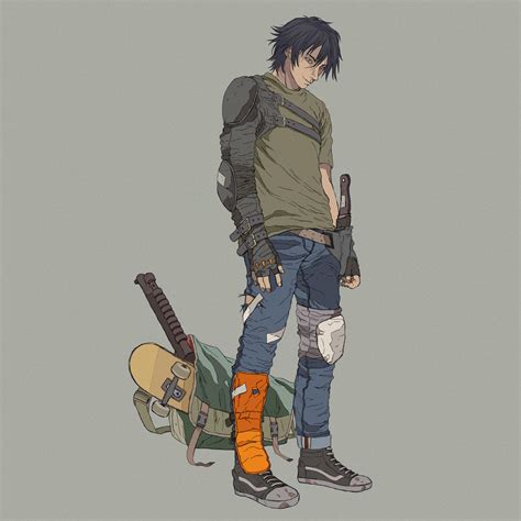 Nadira Julia Eto Fullbody Apocalypse Character Character Design