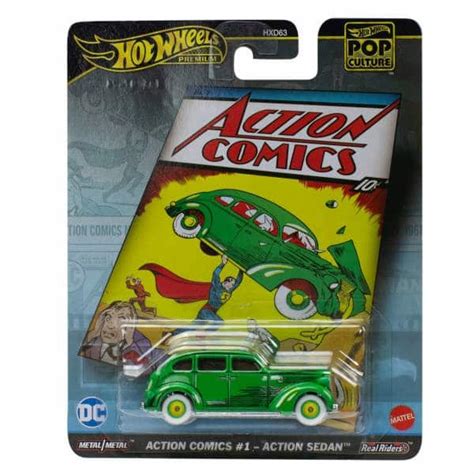 Hot Wheels Premium Pop Culture Action Comics Action Sedan