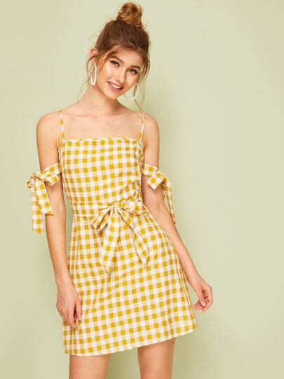 Search Gingham Dress Shein