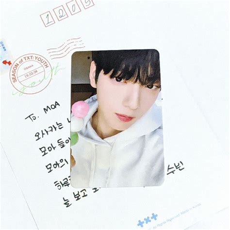 Jual Official Photocard Pc Soobin Txt Dango Ver Season Of Youth