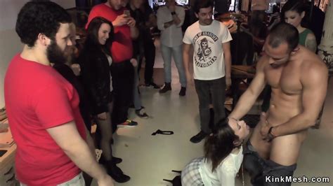 Anal Slut Gangbang Fucked In Public