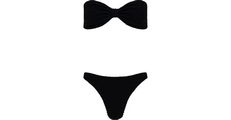 Hunza G Tina Bikini In Black Lyst Uk