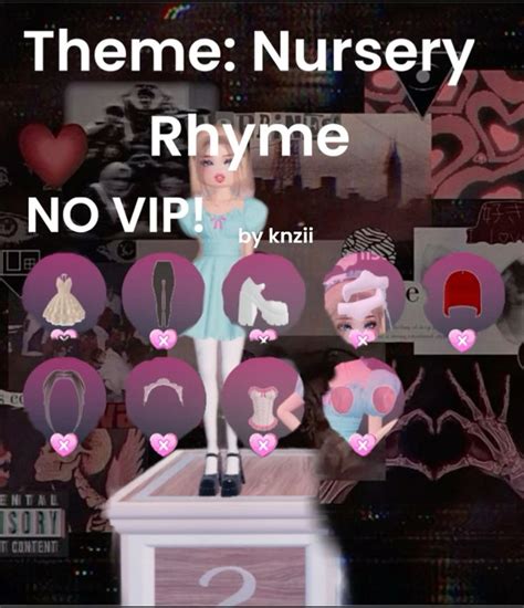 Nursery Rhyme Dress To Impress NO VIP In 2024