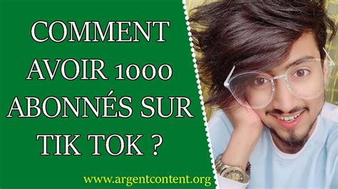 Comment Avoir Abonn S Sur Tik Tok Youtube