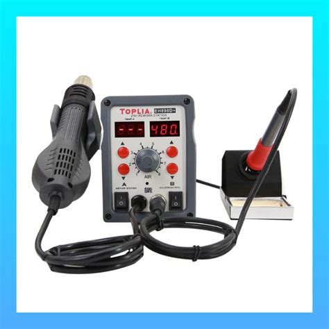 Dual Function Digital Hot Air Welder Intelligent Soldering Station Digital Repair Tool And