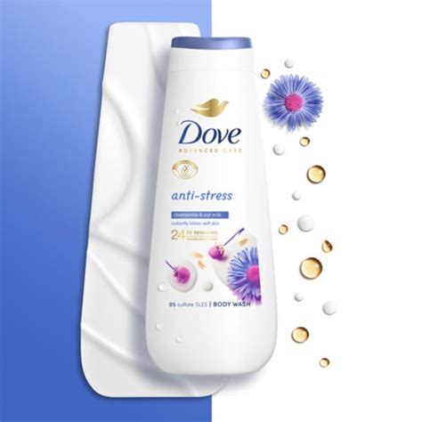 Dove Anti Stress Advanced Care Body Wash Shower Gel 400ml Toiletries