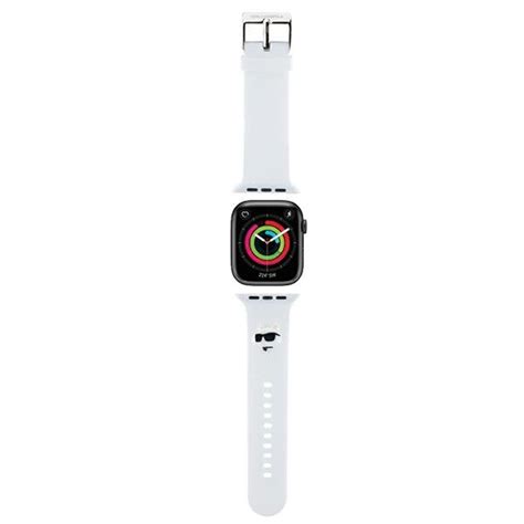 Karl Lagerfeld Pasek silikonowy do Apple Watch 1/2/3/4/5/6/7/8/9/SE 38 ...
