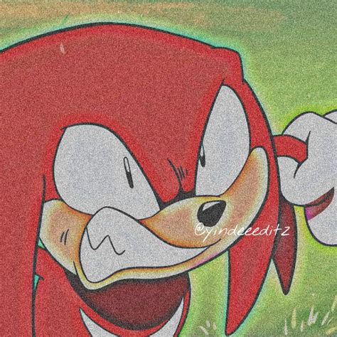 Knuckles Icon Pfp ️‍🔥 Scary Art Knuckle Echidna