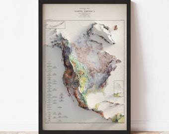 Illustrated map of Curacao and Guyana - Pictorial old map , archival ...