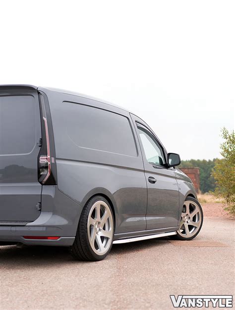 Light Smoked Climair Side Wind Deflectors VW Caddy Connect 21 Vanstyle