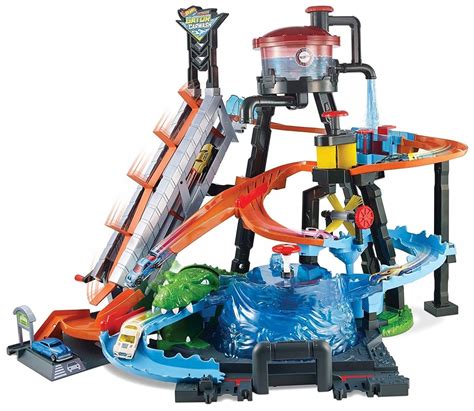 Hot Wheels Zestaw Mega Myjnia Atak Krokodyla Ftb Oficjalne Archiwum Allegro