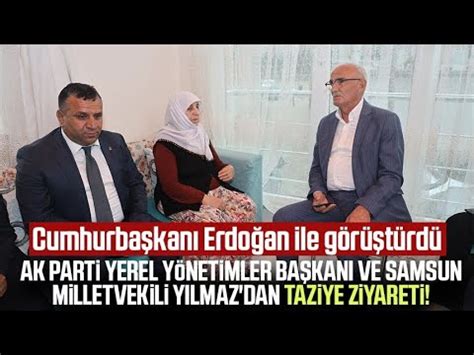 Ak Parti Yerel Y Netimler Ba Kan Ve Samsun Milletvekili Yusuf Ziya