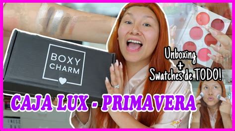 Productos A Boxycharm Lux Primavera Unboxing Swatches