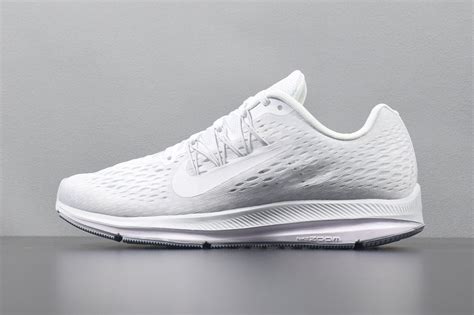 Nike Zoom Winflo 5 All White Mens Running Shoes AA7406-100 - Febbuy