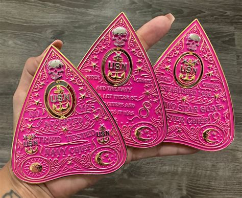 Ouija Planchette Coin Pink Set – Anchor Up Gear