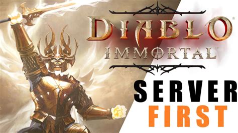 First Blessed Reign Diablo Immortal Gameplay Only Youtube